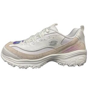 Skechers D'Lites LUMINOUS RANGE Women's 5 White Sneakers‎ New in Box 149462/WHT